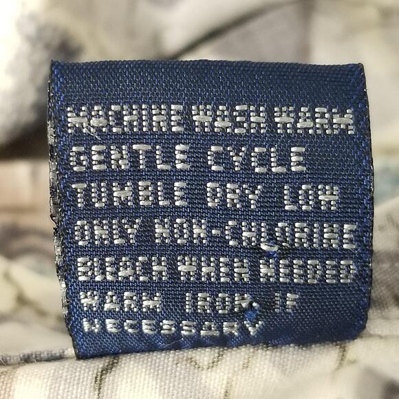 ONO & Company Shirt Mens 2XL Blue Gray Hawaiian Floral Pineapple Aloha Cotton - Picture 12 of 12